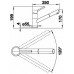 BLANCO set Tipo 45 S mini 3 1/2 nerez kartáčovaný 605 x 500 mm 516053 + KANO-S baterie chrom 521503