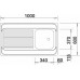 BLANCO R-ES 10x6 Nerez přírodní lesk oboustranné provedení +armatura 222458