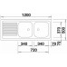 BLANCO R-ZS 12x5-2 Nerez přírodní lesk oboustranné provedení 510504