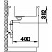 BLANCO SUBLINE 500 IF/A SteelFrame InFino Silgranit černá bez táhla 526000
