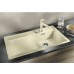 BLANCO ZENAR 5 S-F InFino Silgranit černá dřez vpravo s exc. deska sklo 526047