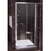 RAVAK Blix BLDP2-120 sprchové dveře posuvné dvoudílné, satin+Grafit 0PVG0U00ZH