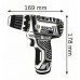 BOSCH D-tect 120 Univerzální detektor + GSR 12V-15 Aku šroubovák + 39ks příslušenství + kufr 0.615.994.0L7
