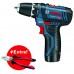 BOSCH GSR 12V-15 Aku šroubovák + Kombinované kleště Wiha 0615990K2L
