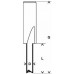 BOSCH Drážkovací fréza, tvrdokov 2608629356