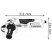 BOSCH GWS 19-125 CIE Silná úhlová bruska + 3× brusný kotouč 060179P001