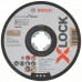 BOSCH X-LOCK Standard for Inox Plochý řezný kotouč, 125×1×22,23 mm, 10ks 2608619267