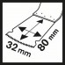 BOSCH HCS MAIZ 32 EPC Wood Ponorný pilový list, 80 x 32 mm 2608662568