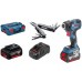 VÝPRODEJ BOSCH GDR 18V-200 C + 2× akumulátor GBA 18V 5.0Ah + L-BOXX 136 + multifunkční nářadí Swiss Peak 0615990K9Z POŠKOZENÝ KUFR!!!!