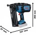 BOSCH GNH 18V-64 M PROFESSIONAL Akumulátorová hřebíkovačka, L-BOXX 0601481001