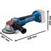 BOSCH GWX 18V-10 P PROFESSIONAL Akumulátorová úhlová bruska s X-LOCK 06019J4200