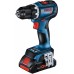 BOSCH GSR 18V-90 C PROFESSIONAL Aku vrtací šroubovák, L-BOXX 136, 2× 4,0 Ah, modul Bluetooth 06019K6005