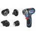 VÝPRODEJ BOSCH GSR 12V-15 FC Set Vrtací šroubovák 06019F6000 POŠKOZENÝ KUFR!!!