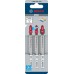 BOSCH Pilový plátek pro přímočaré pily PRO Plastics PP clean T102D, 100 mm, 3 ks 2608667443