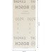 BOSCH Brusná mřížka EXPERT M480 pro vibrační brusky 93 × 186 mm, G 320, 50 ks 2608900759