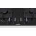Bosch Serie 6, Plynová varná deska, 60 cm, tvrzené sklo, černá PPP6A6B20