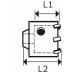 BOSCH Dutá vrtací korunka SDS-plus-9 Core Cutter, 68 x 50 x 72 mm 2608550076