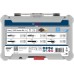 BOSCH 6dílná sada drážkovacích fréz s 1/4" stopkou 2607017467