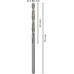 BOSCH Vrták do kovu PRO Metal HSS-G standardní délky, 3,8 × 43 × 75 mm, 10 ks 2608585484