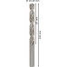 BOSCH Vrták do kovu PRO Metal HSS-G standardní délky, 10,2 × 87 × 133 mm, 5 ks 2608585523