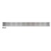 CHUDĚJ Lineární plastový žlab BASIC 650 mm ke stěně s roštem BASIC, lesk CH-650B2