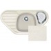 Franke SET G45 granitový dřez COG 651 E bílá-led + dřezová baterie FC 9541.031 + dávkovač FD 300