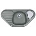 Franke SET G46 granitový dřez COG 651 E šedý kámen + dřezová baterie FC 9547.031 + FD 300