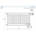 KORADO RADIK deskový radiátor typ COMBI VK 22 600 / 800 22-060080-N0-10