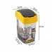 CURVER FLIP BIN NEW YORK 25L Odpadkový koš 47 x 26 x 34 cm žlutá/šedá 02171-N27