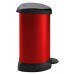 CURVER Odpadkový koš DECOBIN Pedal, 44,8 x 30,8 x 28,1 cm, 20 l, červený, 02120-931