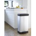 CURVER DECO BIN 50L Odpadkový koš 39 x 29 x 73 cm stříbrný 02162-582