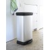 CURVER DECO BIN 50L Odpadkový koš 39 x 29 x 73 cm stříbrný 02162-582