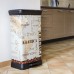 VÝPRODEJ CURVER Odpadkový koš Decobin Coffe, 39 x 29 x 73 cm, 50 l, 02162-C29, BEZ PEDÁLU