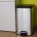 CURVER SLIM BIN odpakový koš, 25 x 42 x 45 cm, 25 l, stříbrná, 02339-582
