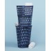 CURVER OCEANA 55L Koš na špinavé prádlo 42,6 x 34,5 x 60,1 cm, modrá 00520-Z99