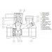Danfoss Leno MSV-S uzavírací ventil, DN25, vnitřní závit 003Z4013