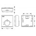 Danfoss FH-WP prostorový termostat - provedení pro veřejné budovy, 24 V 088H0023