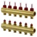 Danfoss FHF-6F souprava sběrač + rozdělovač se 6 vývody 3/4" AG 088U0526
