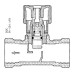 Danfoss USV sada univerzálních ventilů, DN20, vnitřní závit 003Z2142