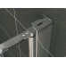 RONAL SLF2 Swing-Line F dvoudílné skládací dveře, 180cm, barva*/černé SLF21800SF55