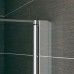 RONAL SLF2 Swing-Line F dvoudílné skládací dveře, 180cm, barva*/černé SLF21800SF55