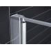 RONAL SLM6 Mobility rozdělené dveře pro stěnu, 90cm, levé, alchr./Cristal perly SLM6G09005044