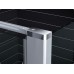 RONAL SLM6 Mobility rozdělené dveře pro stěnu, 90cm, levé, alchr./Cristal perly SLM6G09005044