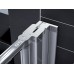 RONAL SLM6 Mobility rozdělené dveře pro stěnu, 90cm, levé, alchr./Cristal perly SLM6G09005044