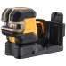 DeWALT DCE822NG18 Aku křížový laser s olovnicí, zelený paprsek, XR (18V/bez aku)kufr Tstak