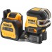 DeWALT DCE825NG18 Laser křížový s 5ti bod. paprsky, zelený paprsek (18V/bez aku) kufr