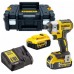 VÝPRODEJ DeWALT DCF887P2 Aku Rázový utahovák 1/4" s 3 převodovými stupni (1/4" 205Nm)(2x5,0Ah/18V) kufr TSTAK POŠKOZENÝ KUFR!!