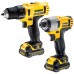 DeWALT DCK211C2 Kombo sada vrtačka/šroubovák + rázový utahovák XR Li-Ion (12V/ 2x1,3Ah)