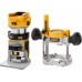 DeWALT DCW604P2 Aku kombinované frézka XR (8mm/18V/2x5,0Ah) kufr Tstak