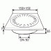 Podlahová vpusť spodní DN 50/55N nerez 320N